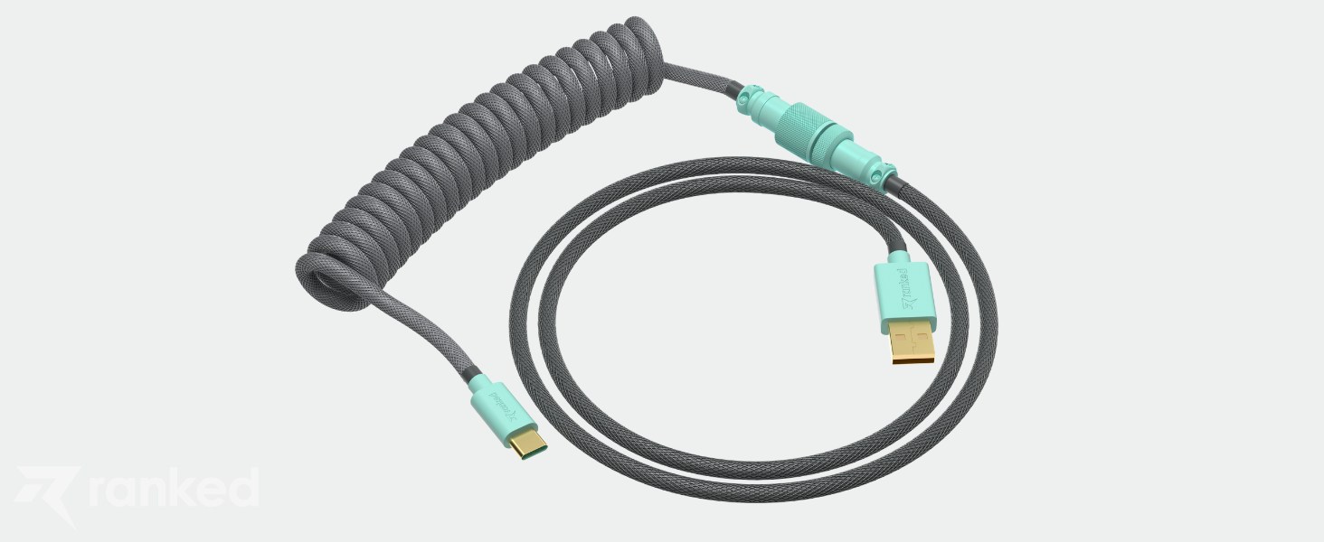 Ranked Coiled Cable Aviator Kabel Cable Cavo USB Type C Fast Charge