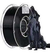 FXAAGFH Black 3D PLA Printer Filament 1.75 mm, 3 D PLA Printing Print Filament +/-0.03mm, 1kg/2.2lbs