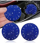 2pcs Bling Car Cup Holder Coaster, 2.75 inch Anti-Slip Shockproof Universal Fashion Vehicle Car C...