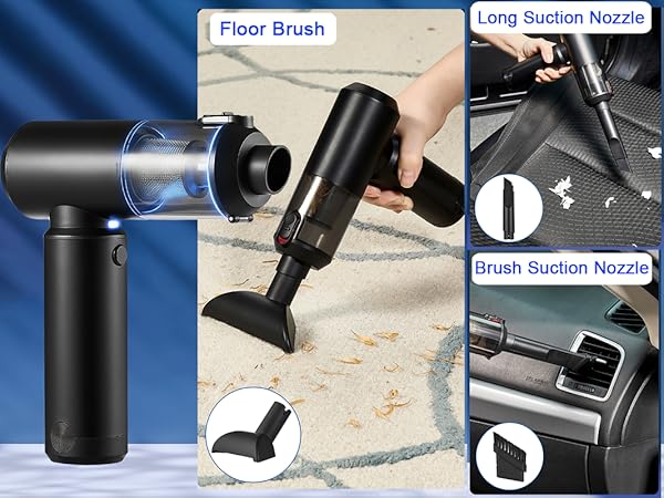 Vacuum Cleaner for Car 78000RPM Handheld Car Vacuum Cordless High Power 4-in-1 Air Blower Pump
