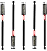 Geinxurn 6Inches Impact Magnetic Screwdriver Bit Holders, 5PACK Extension Socket Drill Bit Holder...