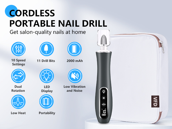 VFD nail drill