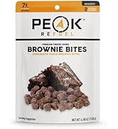 Peak Refuel Fudge Brownie Dessert Bites | Freeze Dried Backpacking and Camping Food | Tasty Trail...