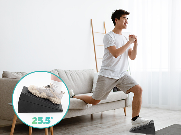slant board for calf stretching