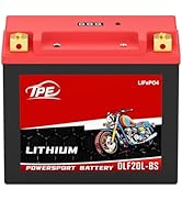 TPE Lithium DLF20L-BS,12.8V 10AH 850CCA Motorcycle Battery Powersport Battery for ATV, Jet Ski, S...