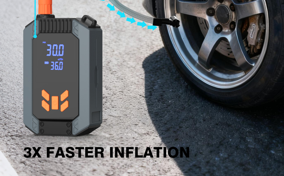tire inflator portable air compressor
