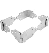 8 PC Utility Trailer Rack Wood Panel Sides Stake Bed Gate Latch Corner Connector Stake Body (4 Co...