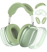 Silicone Case Cover for AirPods Max Headphones, Clear Soft TPU Ear Cups Cover/Ear Pad Case Cover/...
