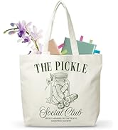 JUSITAKEET Pickle Tote Bags For Women, Pickled Gifts For Pickle Lovers, Pickled Food Enthusiasts ...
