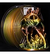 LOCYFENS 3D Printer Filament, PLA Filament 1.75mm, Vintage Metal Rainbow PLA Filament, +/- 0.02mm...