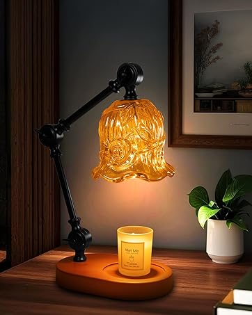 Flower Candle Warmer Lamp