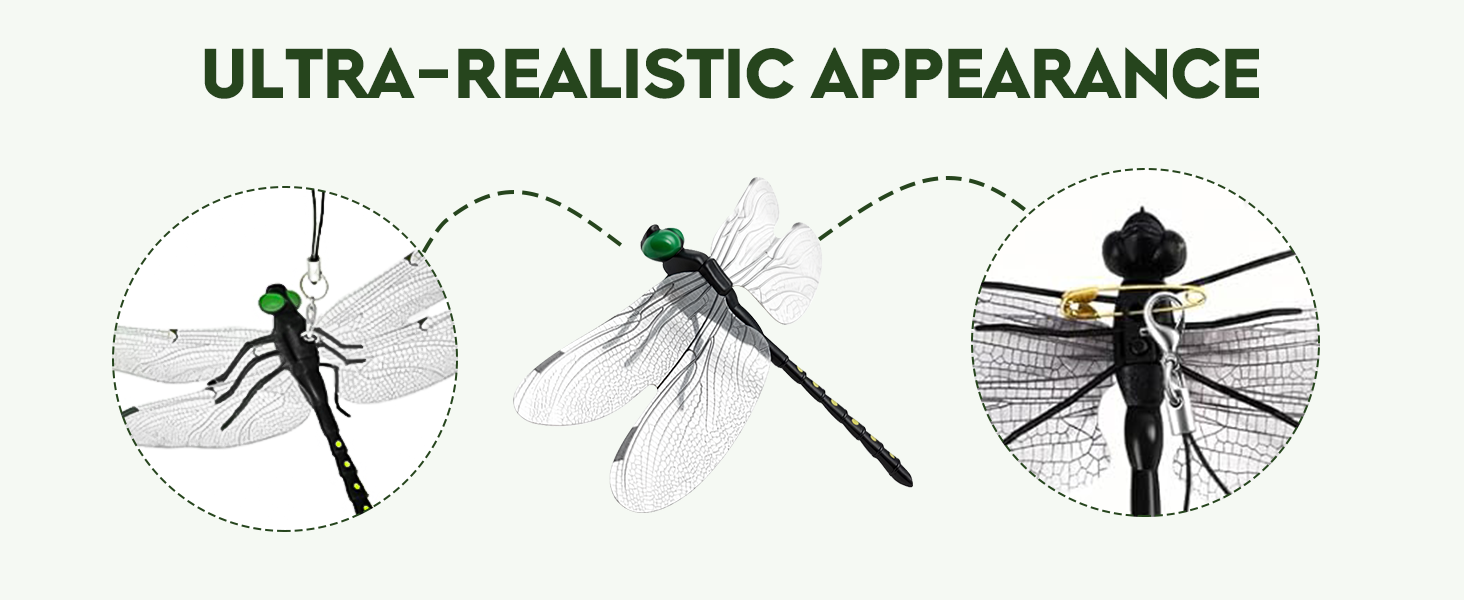 Artificial Dragonfly Clips