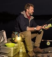 FIELDSPARK Solar Light Bulb for Outdoor, Portable Waterproof Tent Lights with Clip Hook, Recharge...