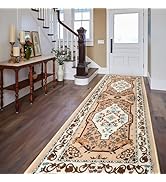 ROTTOGOON Hallway Runner Rug 2'x6' Washable Vintage Distressed Area Rug Laundry Rug with Rubber B...