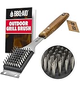 BBQ-Aid Grill Brush and Scraper for Barbecue â?? Grill Brush for Outdoor Grill with Extended, Large...