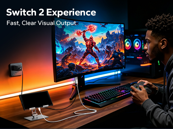JEMDO Switch 2 (22.2.0) Dock HDMI Cable 8K@60Hz