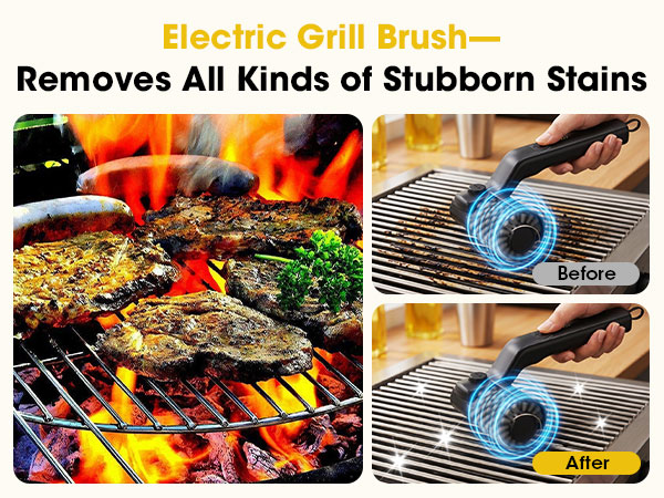 giddyup electric grill brush as seen on tv