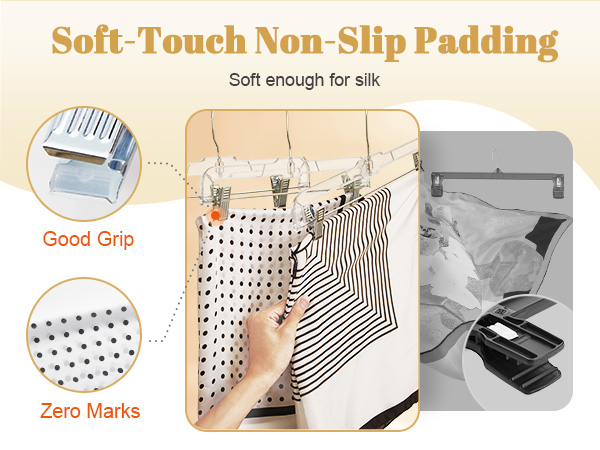 non slip skirt hangers