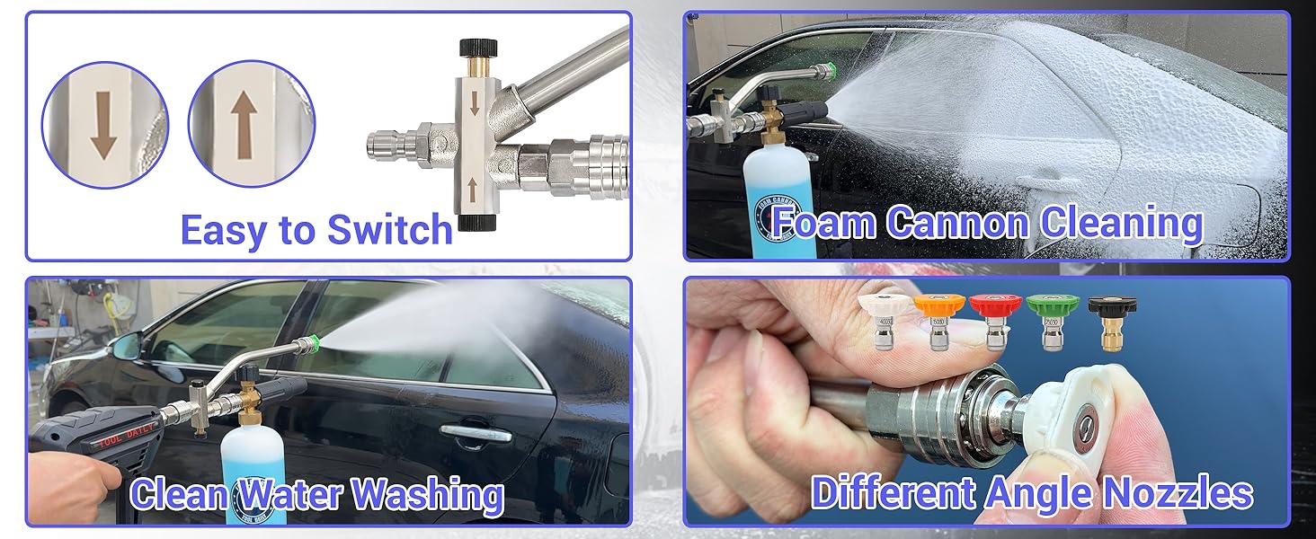 dual lance pressure washer