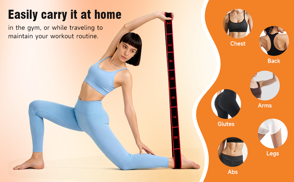 Easily carry it at home, in the gym, or while traveling to maintain your workout routine