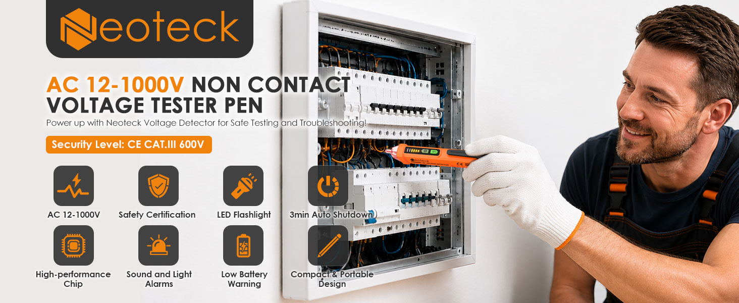 Neoteck Voltage Detector for Safe Testing and Troubleshooting