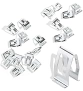 Diamall 20 PCS Car Dashboard Trim Clips, Auto Car Metal Front Console Dash Board Retainer Trim, M...
