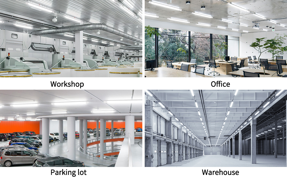 3-Prong Linkable Power Cables for T5 T8 LED Grow Light