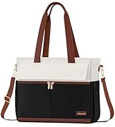 LOVEVOOK Laptop Bag for Women 15.6 Inch Laptop Tote Bag Large Capacity Work Bags Mutiple Pockets ...