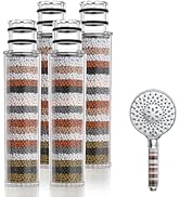 SR SUN RISE Shower Filter for Handheld Shower Head, 4 Pack Replacement Filters for Hard Water Rem...