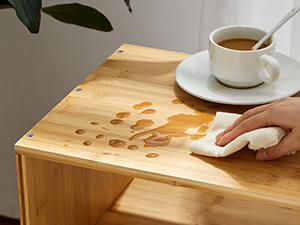 nightstands night stands set of 2 Stackable Side Tables bamboo end tables