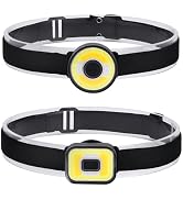 Hanglyeuk Head Lamps Flashlights, Type-C Rechargeable Headlamp Lightweight 5 Modes Floodlight Hea...