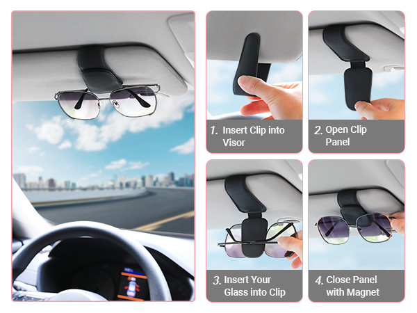 sunglass visor clip