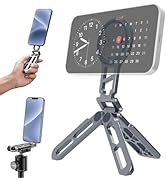 Magnetic Pocket Phone Tripod Foldable Compatible with Magsafe iPhone 15/14/13/12 Plus Pro Max Ser...