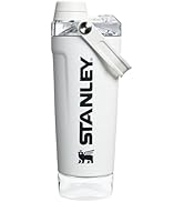STANLEY Activate Shaker Bottle 20 oz | Leakproof Insulated Stainless Steel Shaker Cup | Base Stor...