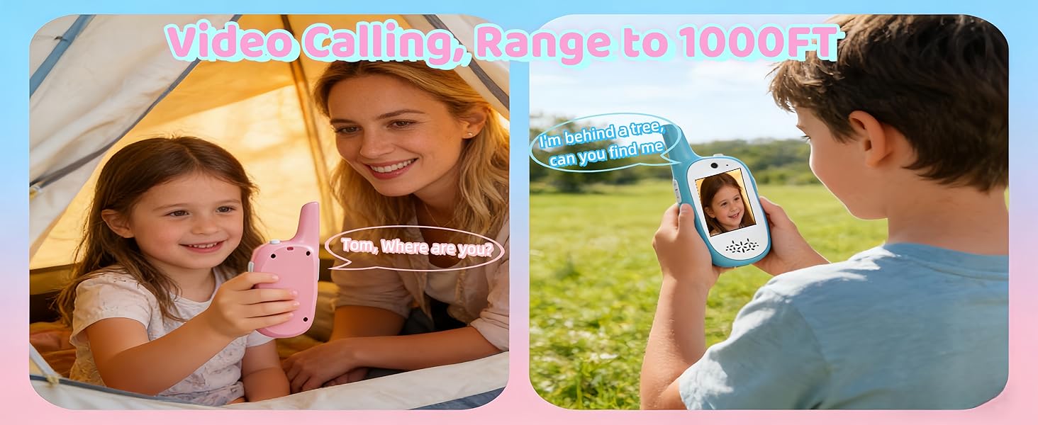 Video calling, Simple press to talk, 1 channel only