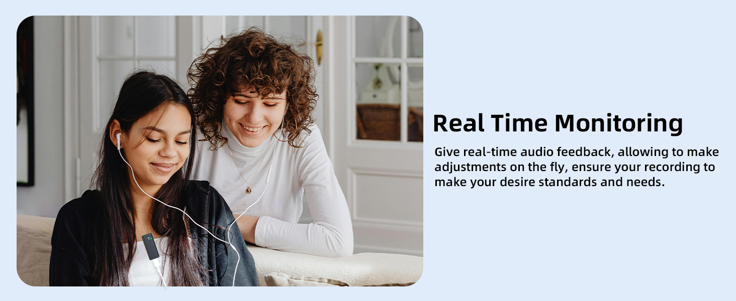 lapel microphone wireless, real time monitoring