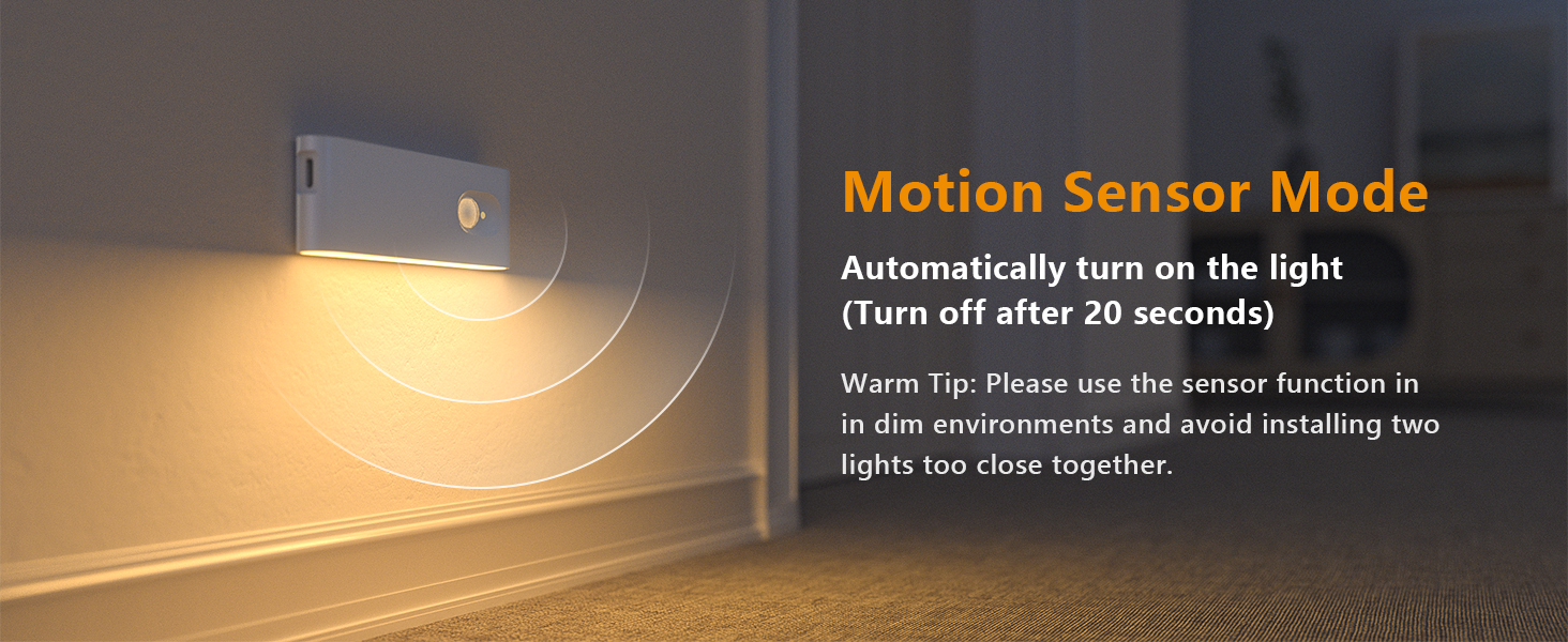 motion sensor night light