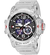 LAVAREDO Mens Digital Watch, Sport Watches for Men Outdoor Military Digital Analog Stopwatch Wate...