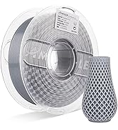 AMOLEN PLA 3D Printer Filament, High Speed Dark Grey PLA Filament 1.75mm, PLA 3D Printing Filamen...