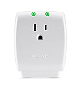 Belkin 1-Outlet SurgeCube Portable Wall Tap with Ground & Protected Light Indicators - For Home, ...