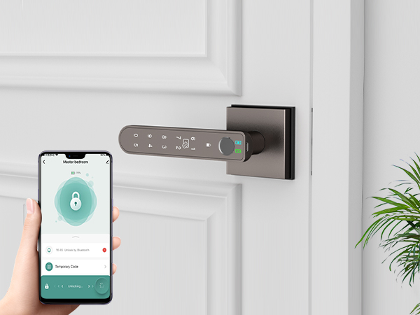 Smart Door Handle grey