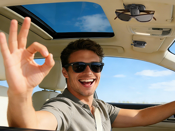 sunglass holder for car