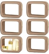 YOPCDJ 6PCS Clear Toiletry Bag,TSA Approved Travel Pouch with Zipper for Cosmetics and Toiletries...