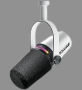 Shure MV7+ Podcast Microphone. Enhanced Audio, LED Touch Panel, USB-C &amp;amp;amp;amp; XLR Outputs