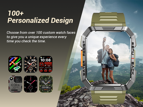 Fitness tracker with 100+ Personalized Design