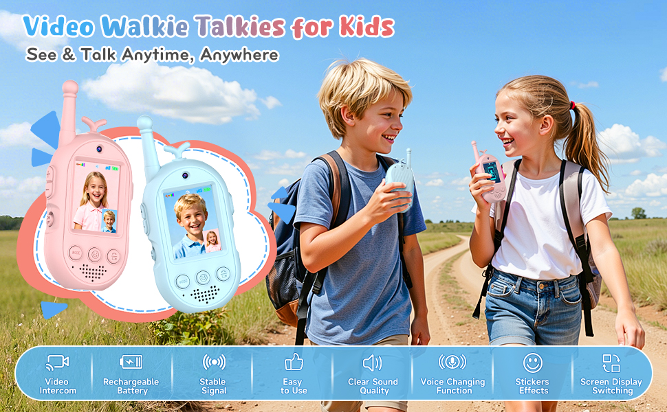 Video Walkie Talkies for Kids