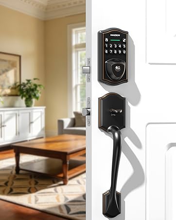 keypad door lock with deadbolt