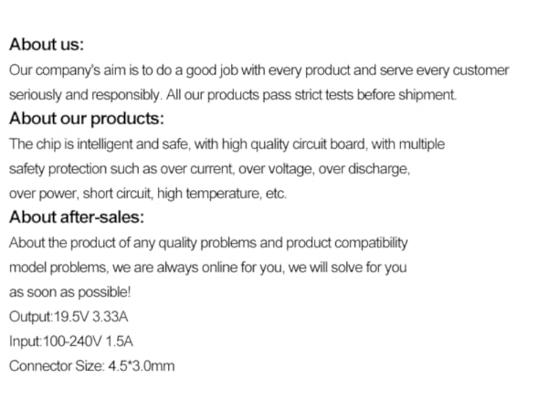 for hp laptop charger