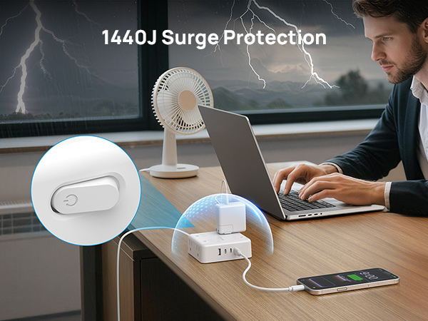 2 prong surge protector