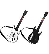 NBCP Guitar Hero Wii, Wireless Guitar for Wii Guitar Hero Clone Hero and Rock Band Games [ 2 PACK]